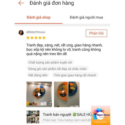 Tranh tròn tranh pha lê,tráng gương phủ bóng decor phòng