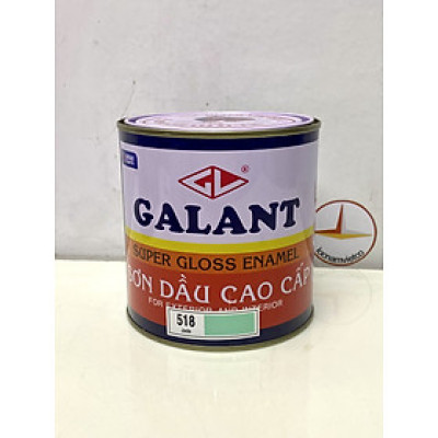 Sơn dầu Galant màu Jade 518_ 0.8L