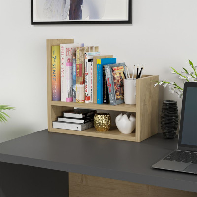 Giá sách để bàn làm việc nhỏ gọn SMLIFE Ariel