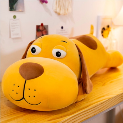Bộ ba thú nhồi bông mắt lồi cute - Size từ 70cm đến 1m2- Quà tặng gấu bông trâu hồng, chó, khủng long xanh dễ thương - Gối ôm mềm mịn cho bé.