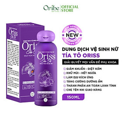 Combo Dung Dịch Vệ Sinh Phụ Nữ Oriss Tía Tô 200ml Và Nước Hoa Vùng Kín Nữ Oriss 10ml
