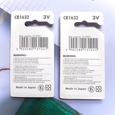 Vỉ 1 Viên Pin 3V MAXELL CR1632 Nhập Khẩu Nhật Bản 