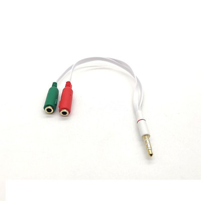 Cáp Chia 2 Cổng Audio 3.5mm 1 Đực Ra 2 Đầu Cái , Dây Chia Tai Nghe Hoặc Loa Từ 1 ra 2 chân cắm 3,5mm , Cáp Chia Jack 3,5mm Dương Ra 2 Đầu Âm , Cáp Chia Audio 3.5mm Ra 2 Cổng 3.5mm – Hàng Nhập Khẩu - Giao Màu Ngẫu Nhiên