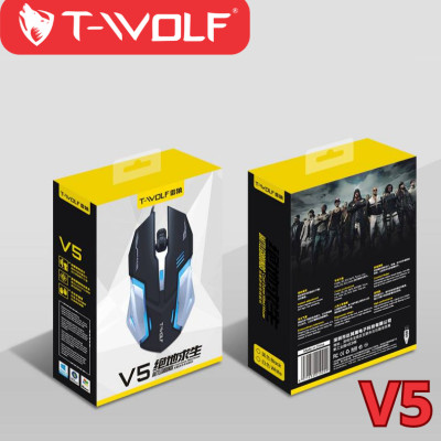 Chuột Gaming T-Wolf V5 Led USB - Hàng Chính Hãng