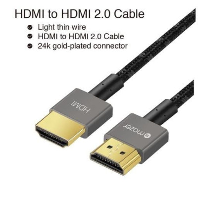 Dây Cáp Mazer Ultra Thin HDMI to HDMI 4k (2m) - Hàng Chính Hãng