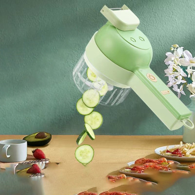 Máy xay mini cầm tay 3 trong 1 (máy xay nghiền tỏi ớt, rau củ, sinh tố;, máy nạo gọt hoa quả; máy cắt sợi, thái lát đồ ăn) dễ dàng vệ sinh - Chính hãng MINIIN (Giao màu ngẫu nhiên)