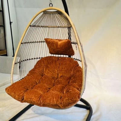 Xích đu treo quả trứng Hanging Egg Juno Sofa xuất khẩu (đan hình tổ chim)