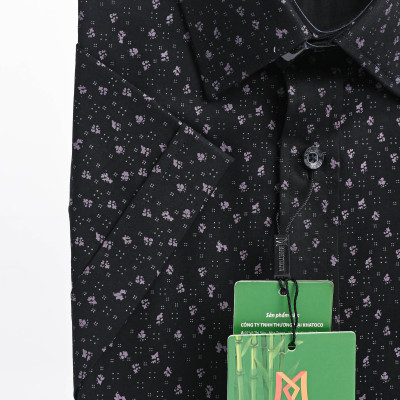 Áo sơ mi tay ngắn Khatoco sale off 50%