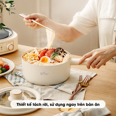 Nồi lẩu đa năng Bear SB-NL25L (1000W) - Hàng chính hãng