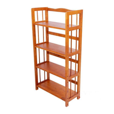 Kệ Sách 4 Tầng (Rộng 60cm) Gỗ Tự Nhiên 100%- Vàng