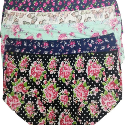 Combo 10 quần lót hoa điều hòa chất mát   -QL-001