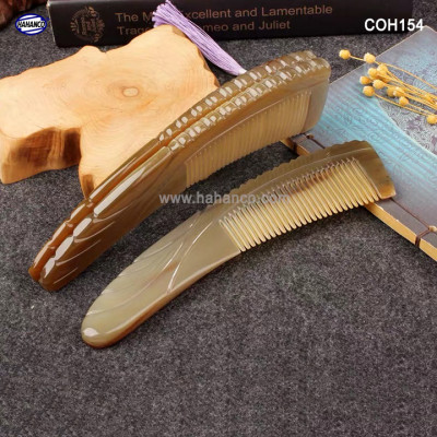Lược sừng khía cao cấp (Size: XL - 19,5cm) COH154 - Lược xuất Nhật -Chăm sóc tóc