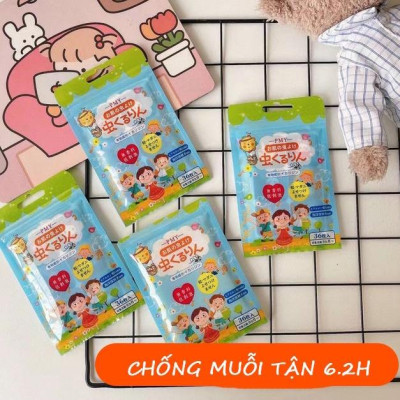 Miếng dán đuổi muỗi PMY Nhật Bản 36 miếng
