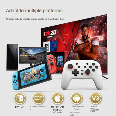 Gamepad Tay Game Không dây Bluetooth S07 cho máy tính - điện thoại - máy game Switch hàng nhập khẩu