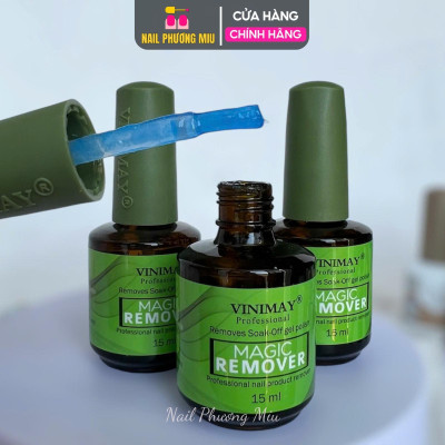 Dung Dịch Phá Gel Vinimay Magic Remover 15ml Nhanh Chóng, Phá Sơn Gel Tiện Lợi