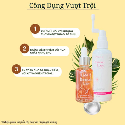 Xịt Phụ Khoa THOUSAND LOVE 100ml, Ngăn Ngừa Viêm Νhiễm, Dưỡng Ẩm Ѕe Κhít, Khử Mùi Hôi