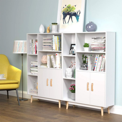 Kệ sách bằng gỗ nhỏ gọn thiết kế hiện đại SMLIFE Balmer