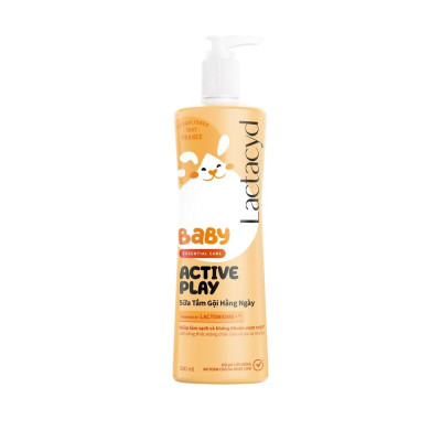 Sữa Tắm Gội Em Bé Lactacyd Active Play 500ml