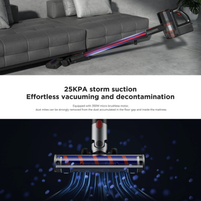 Máy Hút Bụi Không Dây Cầm Tay XIAOMI Lysto V10 Hút Sạch 99.9% Bụi Bẩn Lực Hút 25.000 Pa Công Suất 350 W - Hàng Chính Hãng
