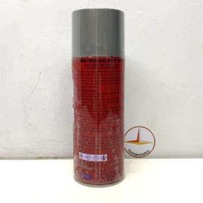 Sơn xịt chịu nhiệt màu bạc ATM H680