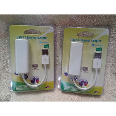 Cáp USB to LAN - Cáp nối từ cổng USB ra cổng mạng LAN - Cáp usb to LAN có dây, màu trắng - Hàng chính hãng