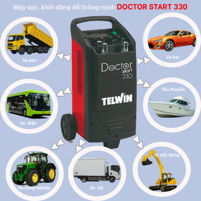 Máy Sạc & Khởi Động Ắc Quy Thông Minh Telwin DOCTOR START 330