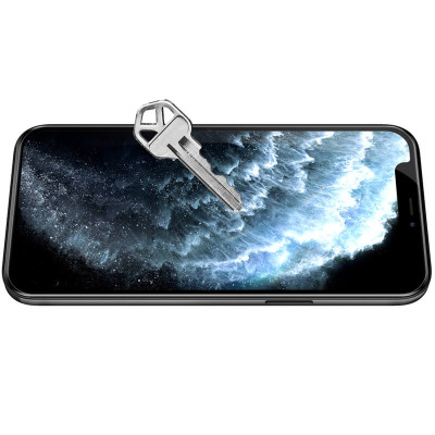 Miếng dán kính cường lực iPhone 12 / iPhone 12 Pro 6.1 inch hiệu Nillkin Amazing CP+ Pro  full màn hình 3D mỏng 0.23mm, Kính ACC Japan, Chống Lóa, Hạn Chế Vân Tay - Hàng chính hãng