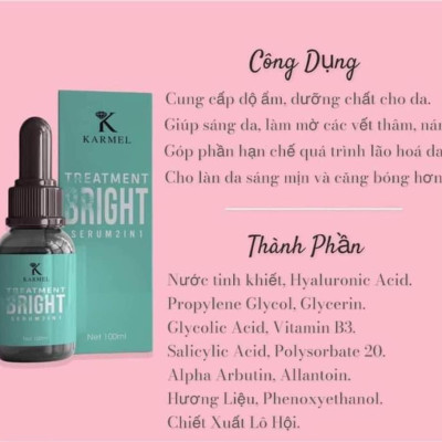 SERUM NGỪA THÂM NÁM KAMEL TREATMENT BRIGHT 10ML-50ML MẪU MỚI