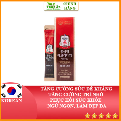 Tinh Chất Hồng Sâm Pha Sẵn KGC Choeng Kwan Jang Everytime Balance 30 Gói