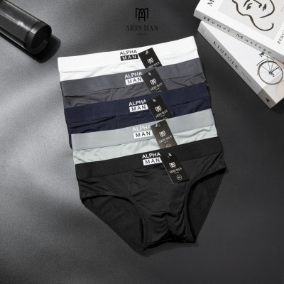 Quần lót nam, quần sịp nam cao cấp ALPHA MAN chất thun lạnh kháng khuẩn co giãn 4 chiều mềm mịn thoáng khí thấm hút mồ hôi - ARES SHOP
