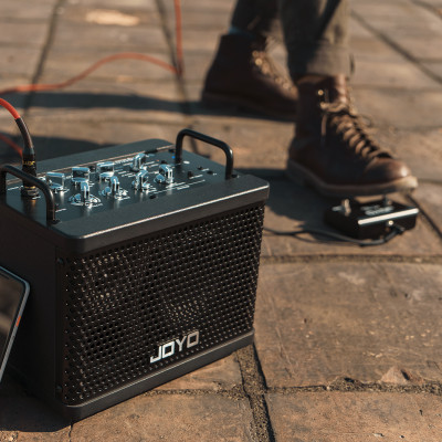 Joyo DC-15S Digital rechargeable Bluetooth guitar amp - Amplifier Guitar Joyo DC-15S Kèm Footswitch có Pin, Bluetooth