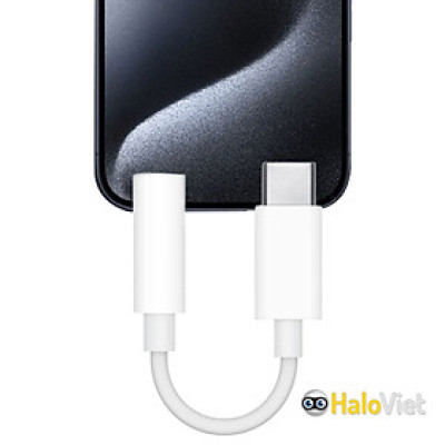 Dây cáp chuyển đổi từ cổng Type C sang jack tai nghe 3.5mm cho iPhone / iPad / Android chất lượng cao - Hàng Chính Hãng 