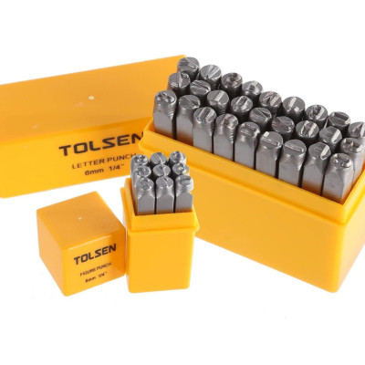 BỘ ĐÓNG 27 CHỮ LỚN 6mm TOLSEN 25104 - HÀNG CHÍNH HÃNG
