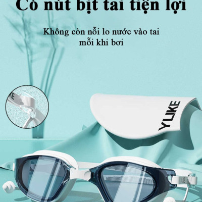 Kính bơi người lớn YUKE 6032(Tặng Kèm Hộp), chống tia UV, chống sương, độ nét cao - ( 1 đổi 1 trong 7 ngày)