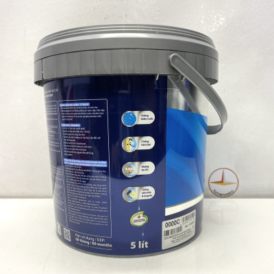 Sơn nước cao cấp Toa Nanoshield ngoại thất màu xanh 7506 _ 5L