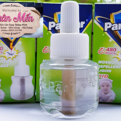 Combo 10 lọ tinh dầu đuổi muỗi PAR-PAR sử dụng thay thế cho ĐÈN và MÁY ĐUỔI MUỖI