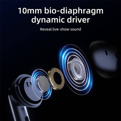 Tai nghe Bluetooth True Wireless QCY T13 ANC2 BH23HT09A - Hàng chính hãng