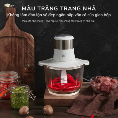 Máy xay thịt 2L Bear SB-MA02L 2L (300W) - Hàng chính hãng