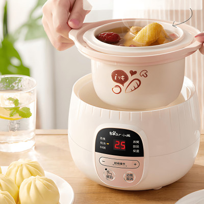 Nồi nấu chậm Bear 0.8 lít SUBE001 - Hàng chính hãng