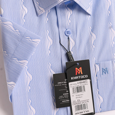 Áo sơ mi nam tay ngắn Form tailor fit