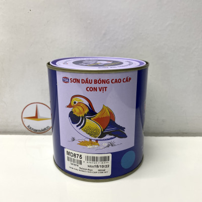 Sơn dầu cao cấp TOA Con Vịt màu xanh dương MD 875 _ 800 ml