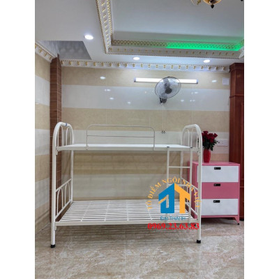 Giường sắt 2 tầng ngang 1m2 dài 2m bảo hành 1 năm - Đại Thành