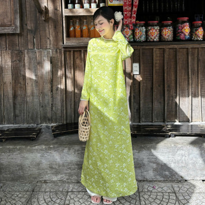 Áo dài cách tân nữ trẻ trung sang trọng có nhiều màu Thanh Hà Miều Est.2013