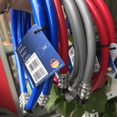 Khóa dây xe đạp mã số chính hãng Abus - CHLB Đức
