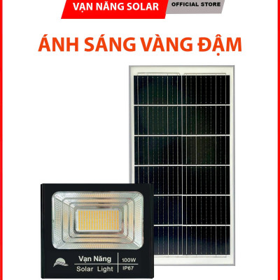 Đèn năng lượng mặt trời 60W, 100W, 200W ( ánh sáng màu vàng )