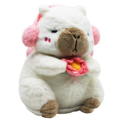 Thú Bông Capybara Nghe Nhạc 25 cm - Nuan Nuan SLKPLH25