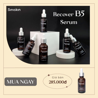 Serum Phục Hồi Da RECOVER B5 SERUM Siniskin 30ml - Hàng Chính Hãng