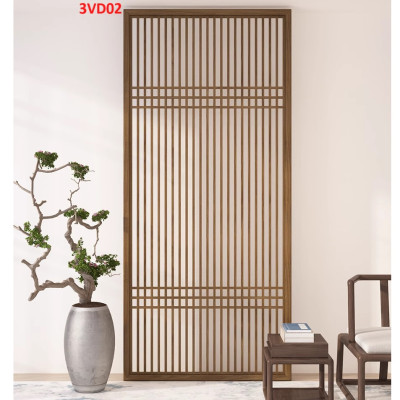 Vách ngăn phòng khách, nhà bếp bằng gỗ 3VD02 - Nội thất lắp ráp Viễn Đông Adv