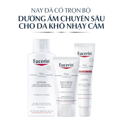 Kem dưỡng giảm viêm da cơ địa Eucerin Ato Control Acute Care Cream 40ml