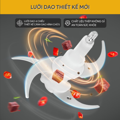 Máy xay thịt BlueStone CHB-5148 350W 2 Lít - Hàng Chính Hãng